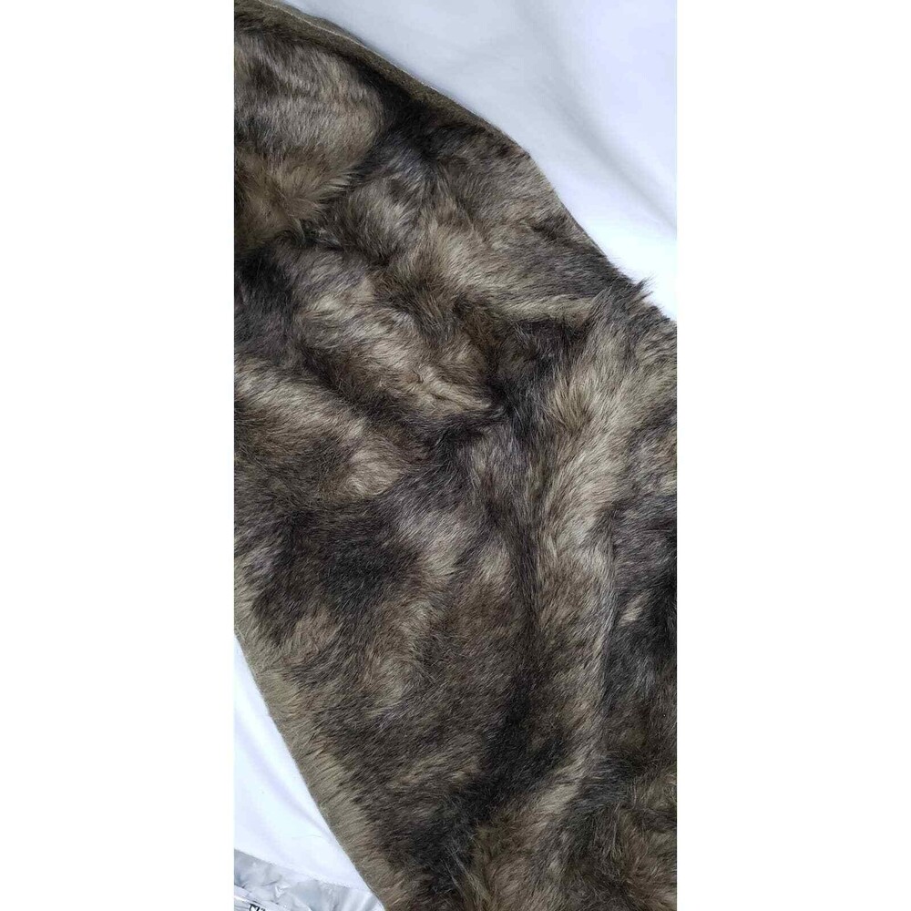 Faux Fur Brown Mulit-Toned Fabric Craft Gnome NEW Large Piece